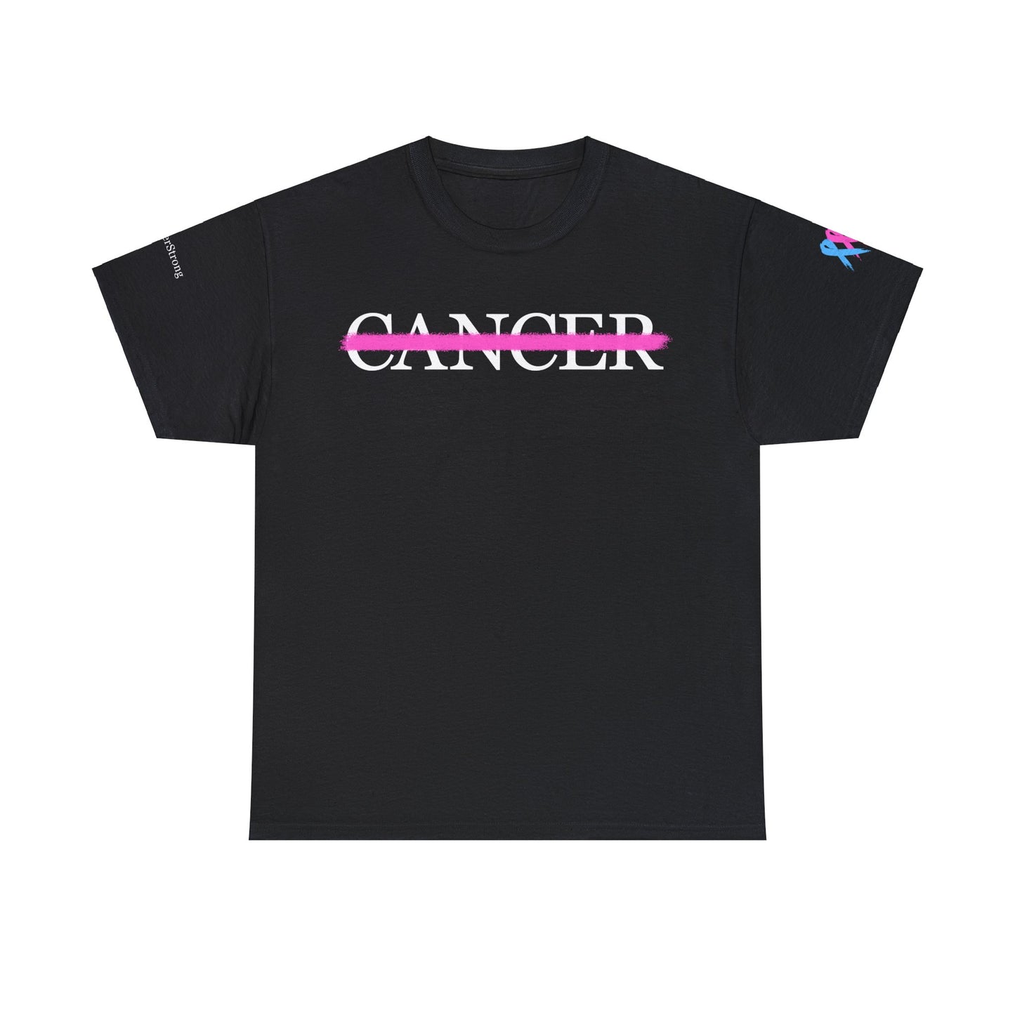 Empowerment In Black Cancel Cancer T-Shirt