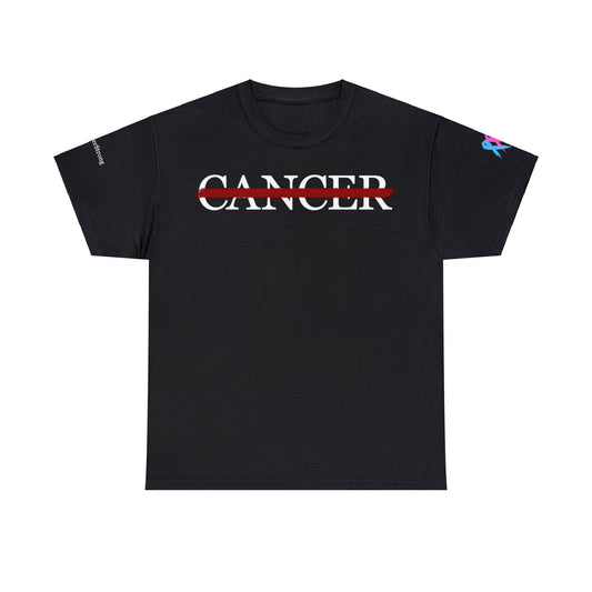 Bold Statement Black Cancel Cancer T-Shirt