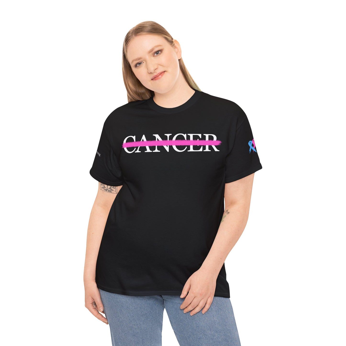 Empowerment In Black Cancel Cancer T-Shirt