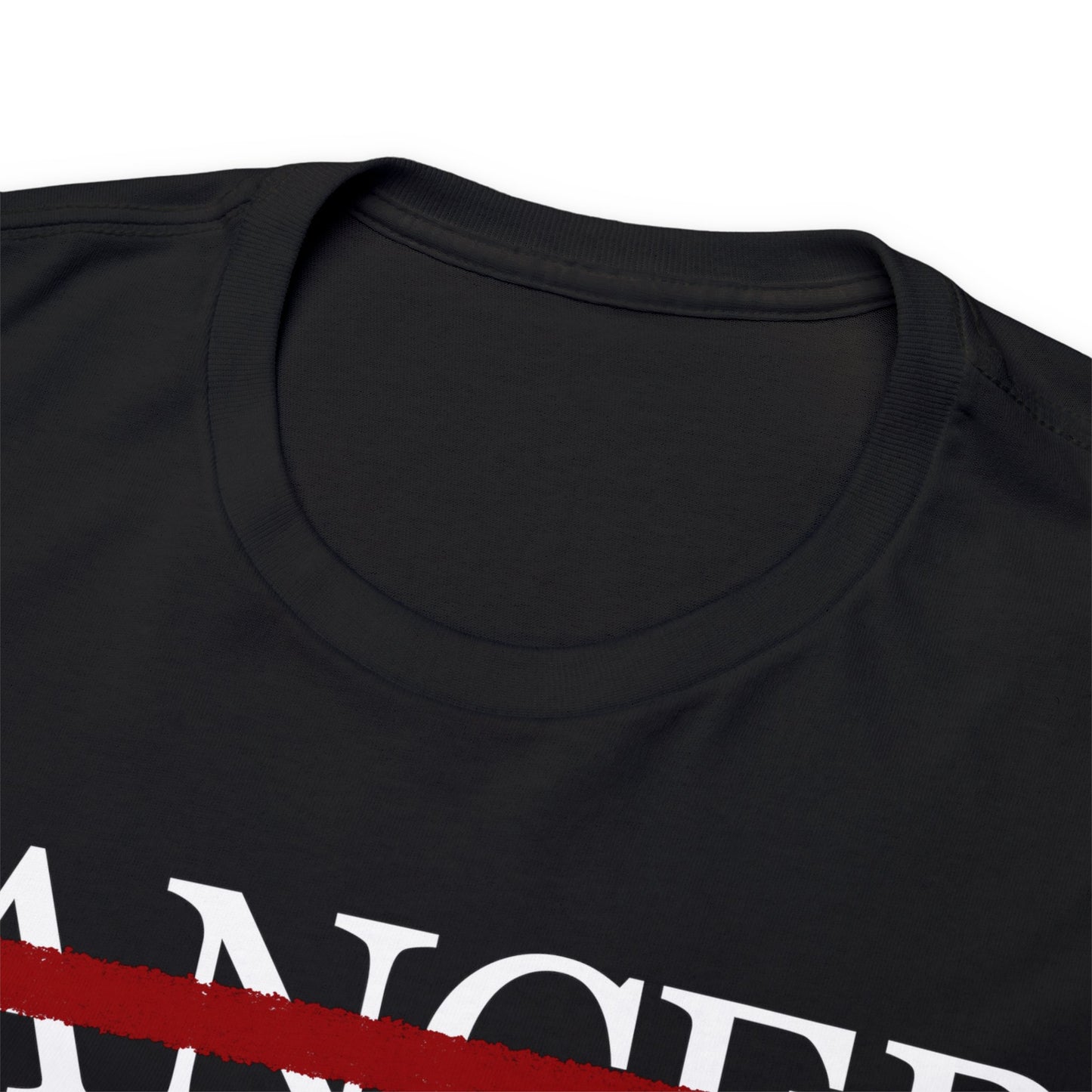 Bold Statement Black Cancel Cancer T-Shirt