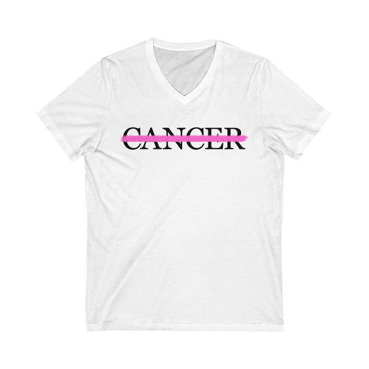 Empowerment In White Cancel Cancer T-Shirt