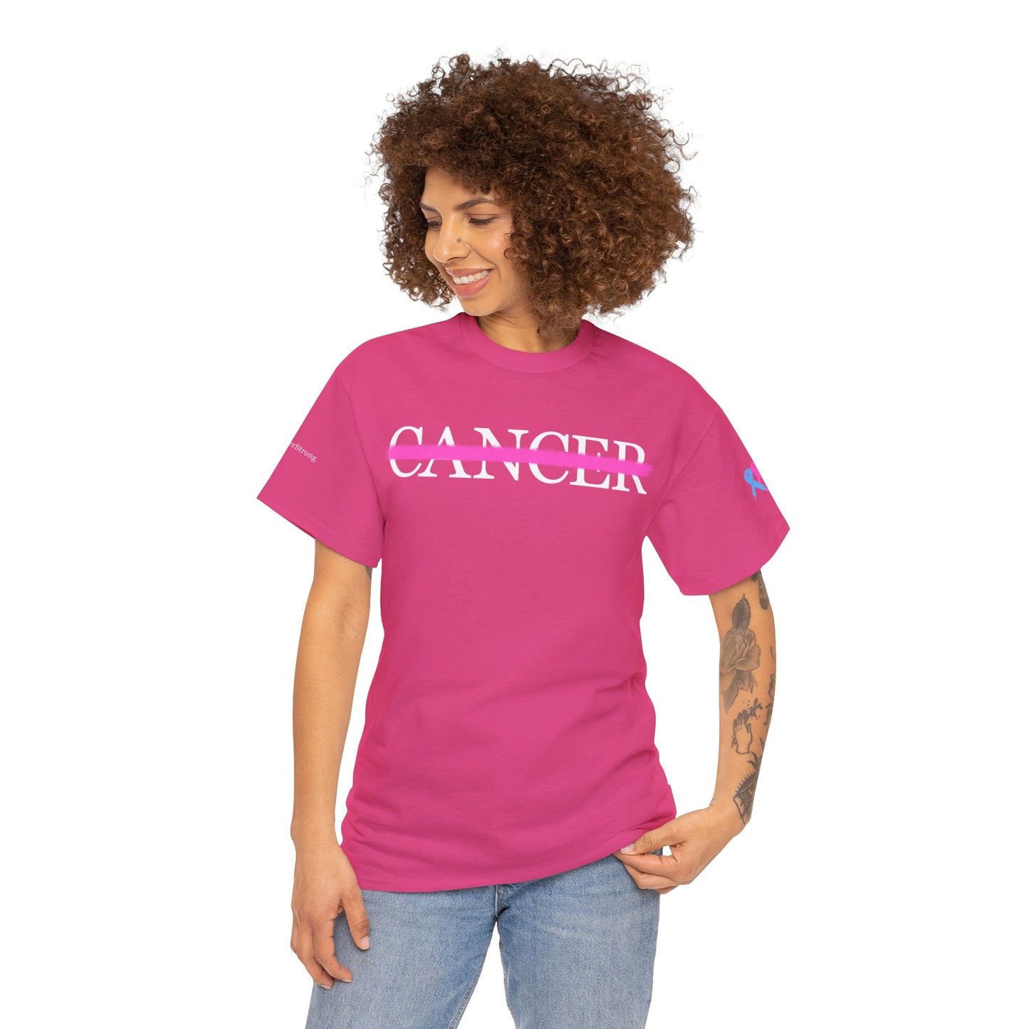 Empowerment In Black Cancel Cancer T-Shirt