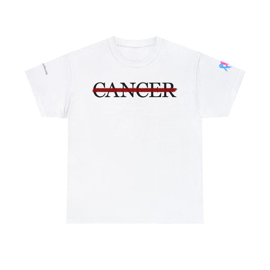 Hopeful White Cancel Cancer T-Shirt